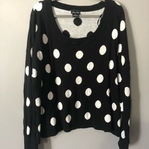 Polka dot sweater